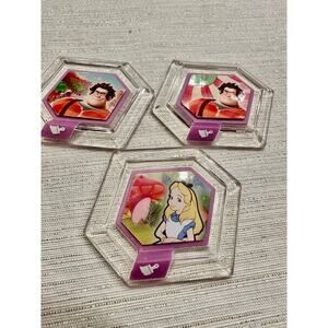 Disney Infinity Wii Power discs set of 3 wreck it Ralph